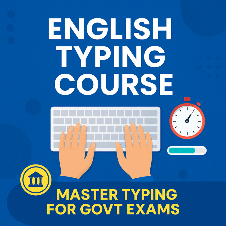 English Typing Course By Ashish Sir