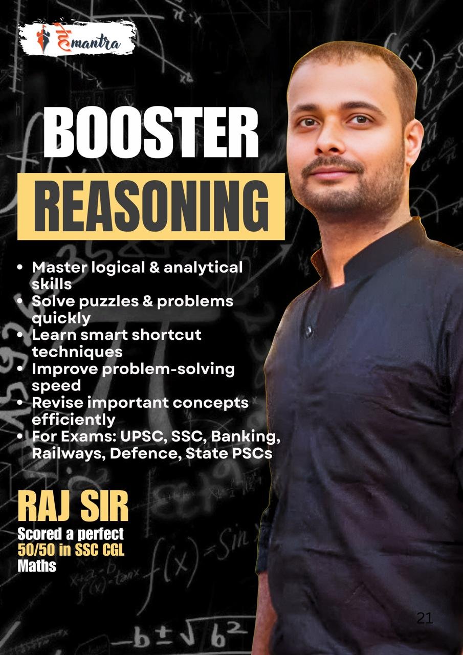 REASONING BOOSTER BY RAJ SIR