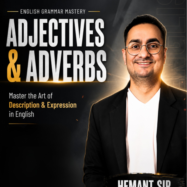ADJECTIVE AND VERB | English Grammar Mastery