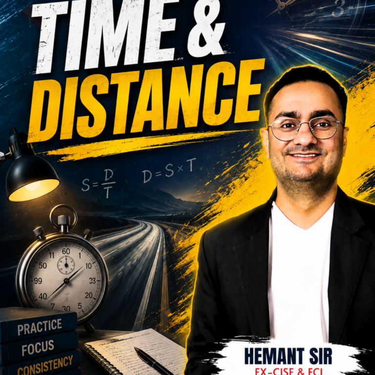 TIME & DISTANCE | BY RAJ SIR