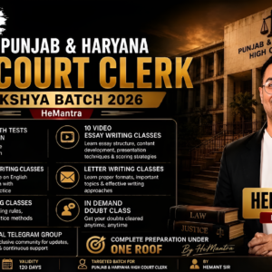 Punjab & Haryana High Court Clerk Lakshya Batch 2026 | HeMantra