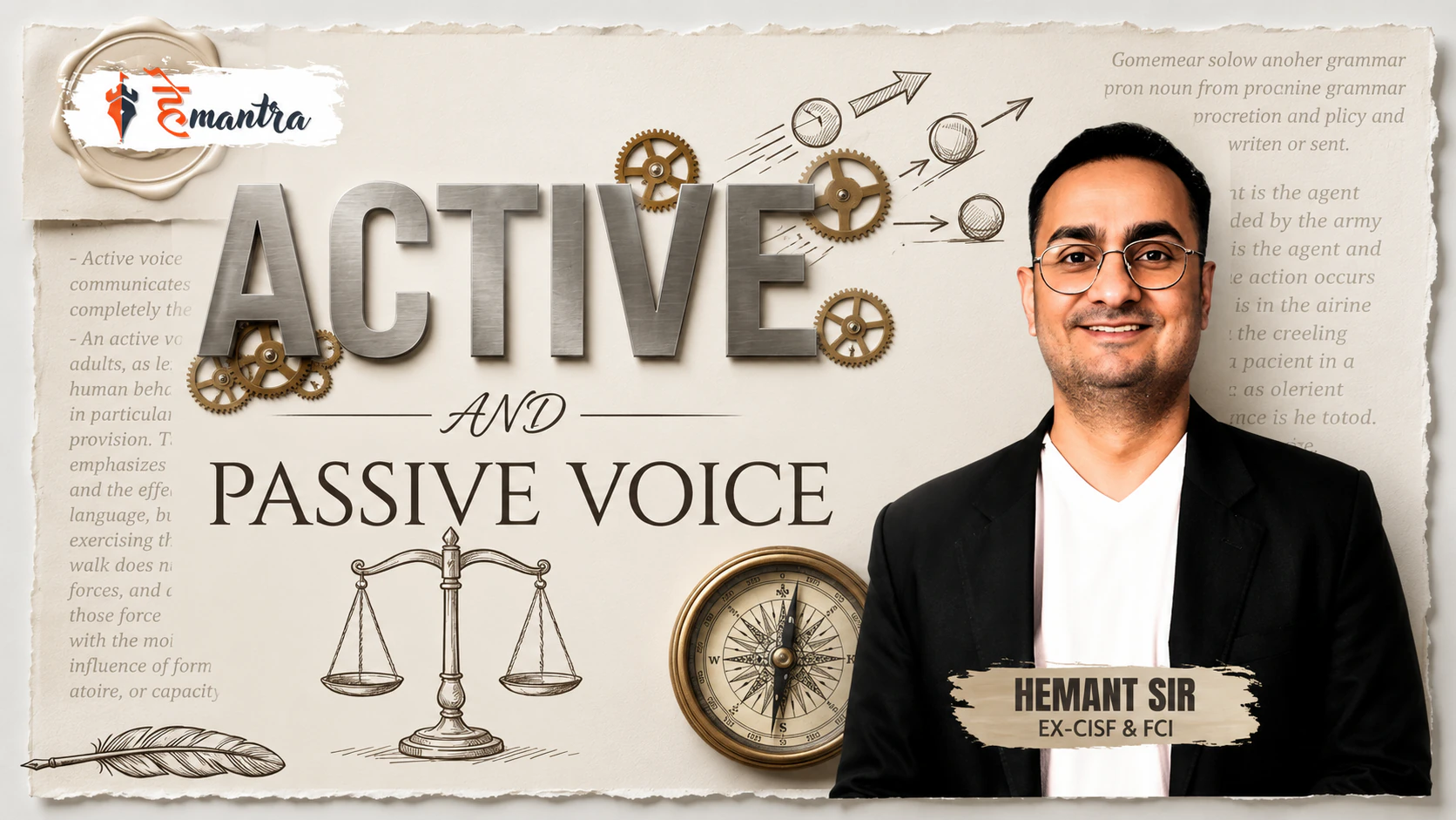 ACTIVE AND PASSIVE VOICE | English Grammar Mastery