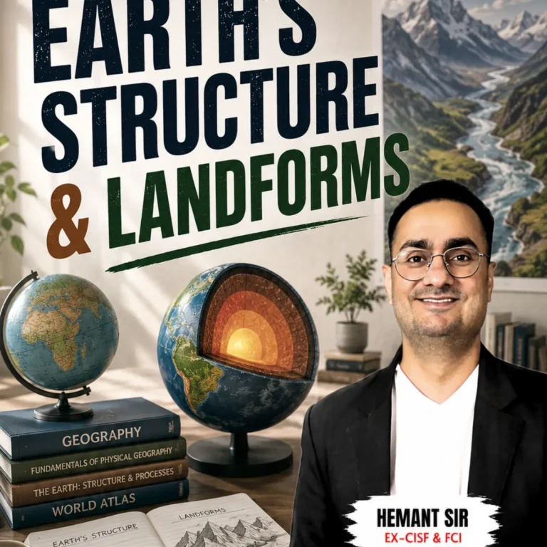 EARTH’S STRUCTURE & LANDFORMS | BY SHANKAR SIR