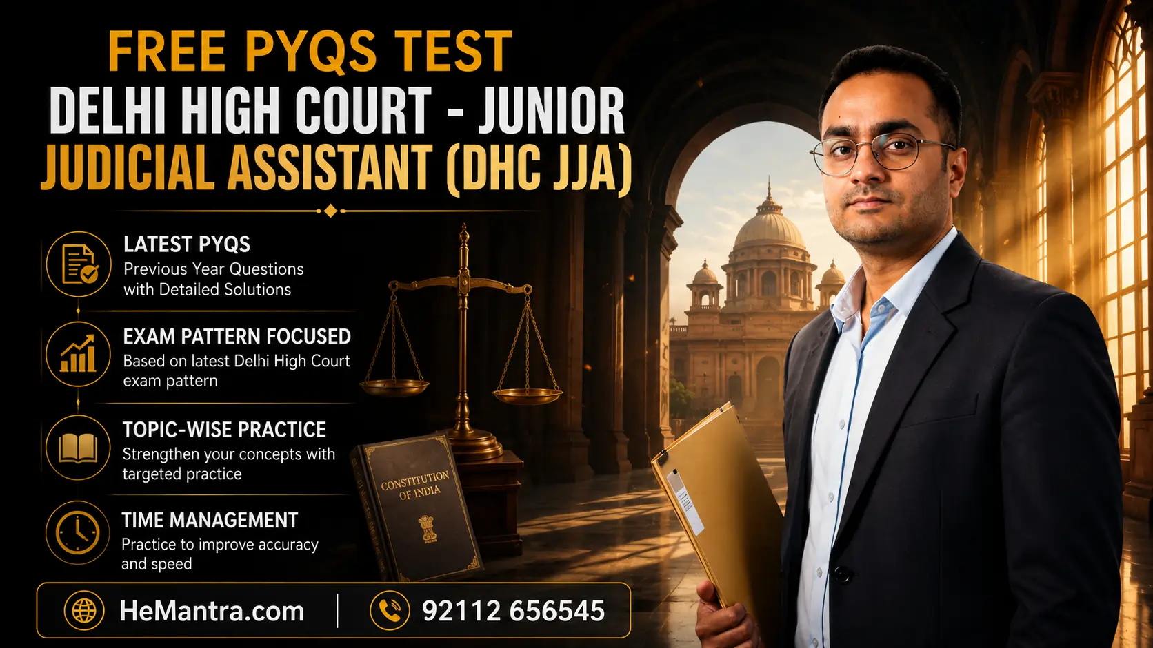 Delhi High Court (JJA) – PYQs Test
