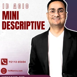 IB ACIO Mini Descriptive course by Hemant Sir featuring descriptive writing practice, answer evaluation and expert guidance for IB ACIO aspirants.