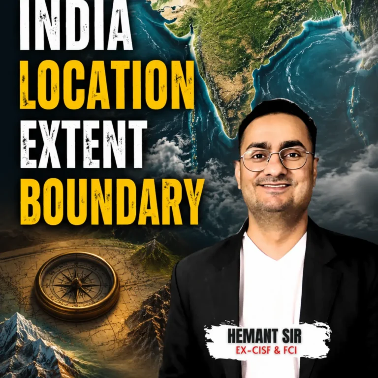 INDIA LOCATION EXTENT BOUNDARY | BY SHANKAR SIR