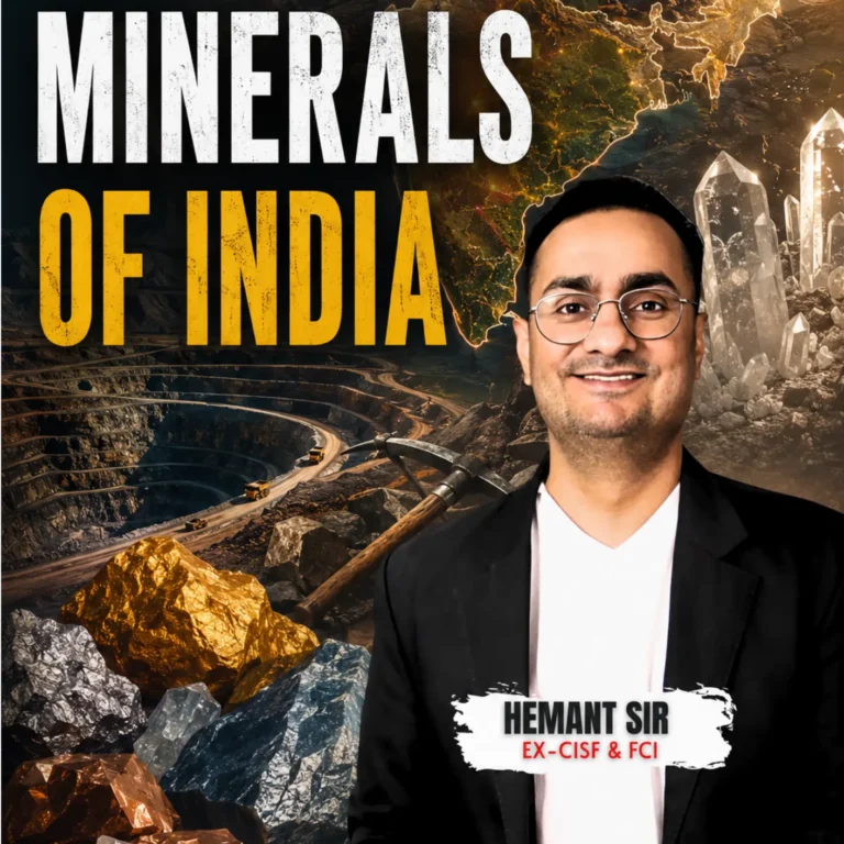 MINERALS OF INDIA | BY SHANKAR SIR